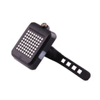 Bicycle Intelligent Wireless Control USB Rechargeable Turn Signal Light Bike Rear Brake Light with Laser & Mount Holder Strap, AQY-0100
