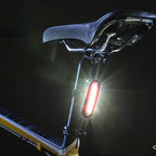 AQY-096 IPX4 Detachable USB Rechargeable Single Color LED Bike Taillight, White, (Red