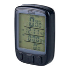 SUNDING 563A Bike Bicycle Waterproof Wired LCD Screen Luminous Mileage Speedometer Odometer, English Version, 563A(Black), 563A(Blue), 563A(Yellow)