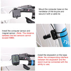 SUNDING 563A Bike Bicycle Waterproof Wired LCD Screen Luminous Mileage Speedometer Odometer, Chinese Version, 563A, Chinese Version