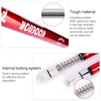 KODENOR Outdoor Mountaineering Portable Foldable Aluminium Alloy Straight Handle Alpenstocks Trekking Poles, Length : 66-135CM, Length : 66-135CM (Blue), Length : 66-135CM (Red), Length : 66-135CM (Silver), Length : 66-135CM (Black)