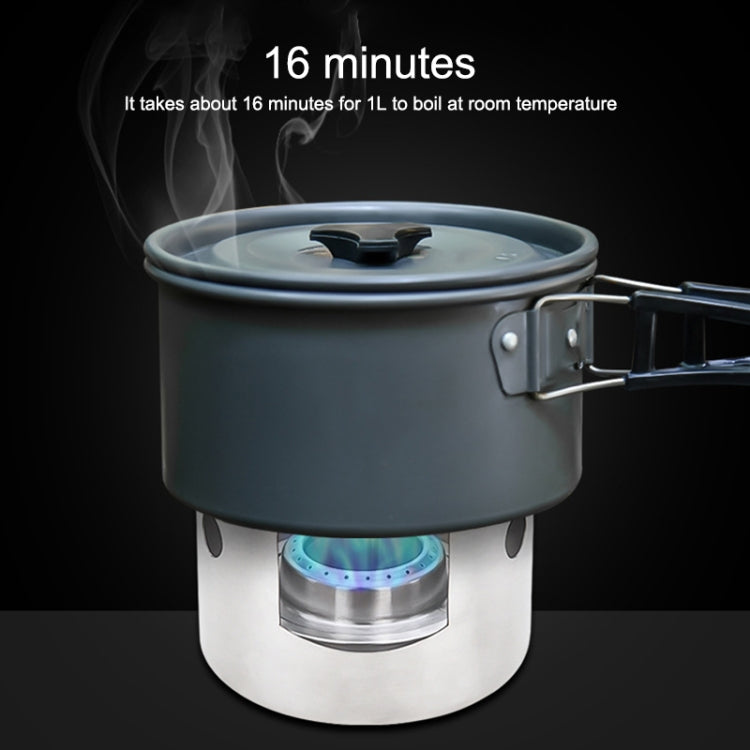 AOTU AT6387 Outdoor Portable Camping Windproof Alcohol Stove with Cover, AT6387 with Cover