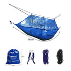 AOTU AT6730 Outdoor Camping Nylon Cloth Mosquito Repellent Hammock, 260x140cm (Red), 260x140cm (Green), 260x140cm (Blue)