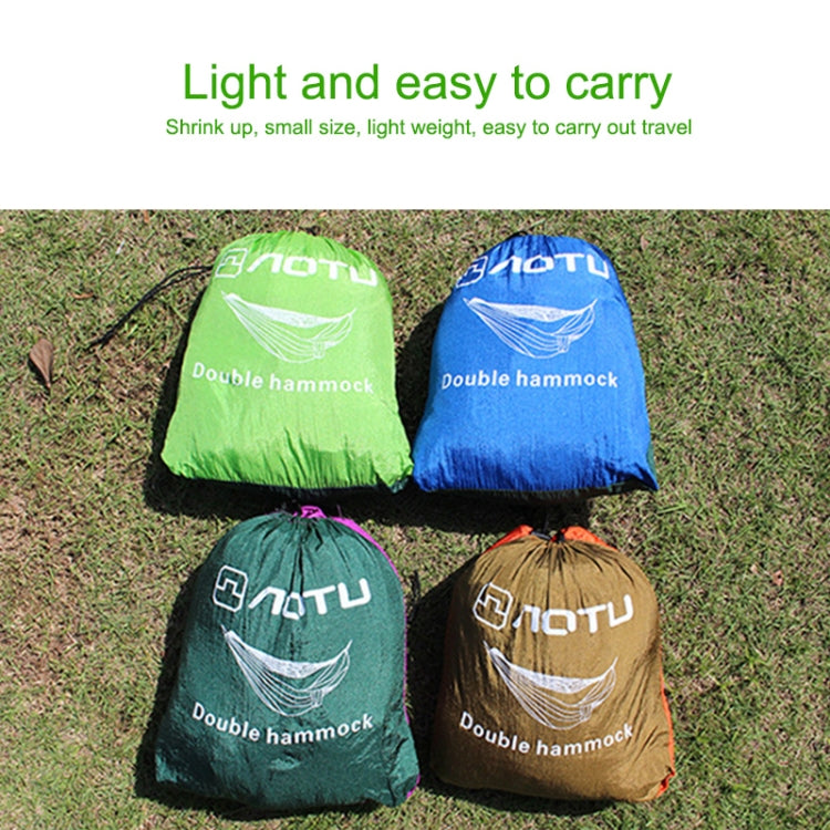 AOTU AT6730 Outdoor Camping Nylon Cloth Mosquito Repellent Hammock, 260x140cm (Green), 260x140cm (Blue), 260x140cm (Red)