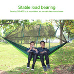 AOTU AT6730 Outdoor Camping Nylon Cloth Mosquito Repellent Hammock, 260x140cm (Red), 260x140cm (Green), 260x140cm (Blue)