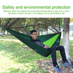 AOTU AT6730 Outdoor Camping Nylon Cloth Mosquito Repellent Hammock, 260x140cm (Green), 260x140cm (Blue), 260x140cm (Red)