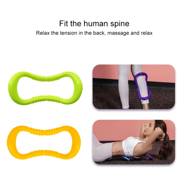 PP Double Massage Point Yoga Circle Fascia Stretching Ring Pilates Resistance Ring, Pink, Green, Grass Green, Light Pink, Purple, Sky Blue, Yellow, Dark Blue