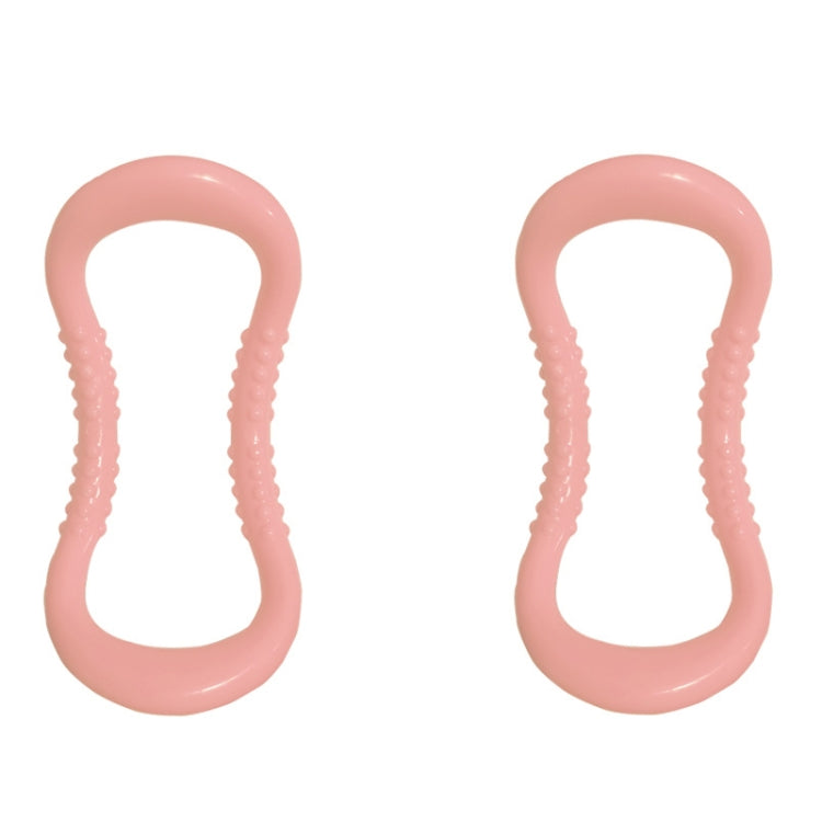 2 PCS PP Double Massage Point Yoga Circle Fascia Stretching Ring Pilates Resistance Ring, Pink, Green, Grass Green, Light Pink, Purple, Sky Blue, Yellow, Dark Blue