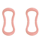 2 PCS PP Double Massage Point Yoga Circle Fascia Stretching Ring Pilates Resistance Ring, Pink, Green, Grass Green, Light Pink, Purple, Sky Blue, Yellow, Dark Blue