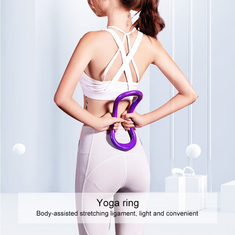 2 PCS PP Double Massage Point Yoga Circle Fascia Stretching Ring Pilates Resistance Ring, Pink, Green, Grass Green, Light Pink, Purple, Sky Blue, Yellow, Dark Blue