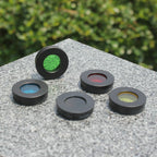 Datyson 5P9954 Astronomical Telescope Accessories 1.25 inch Planet Moon Nebula Filter Neutral Edition, Black, Orange, Pink, Green, Blue, Purple, Red, Yellow