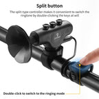 Electronic Cycling Bell Handlebar Horns Rechargeable Electric Bell Waterproof Adjustable Siren, Rechargeable Electric Bell