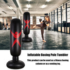 PVC Children Inflatable Boxing Column Fitness Toy Thickening Strike Sandbags, Height: 160cm, Strike Sandbags