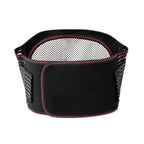 Double-sided Self-heating Waist Protector Keep Warm Breathable Lumbar Support, 008 (Black)