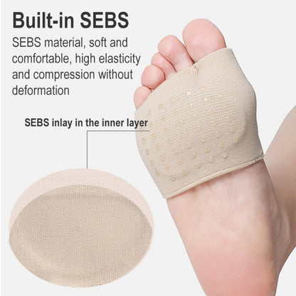 Oblique Thread Foot Guard Forefoot Pad Non-slip Split Toe Cover