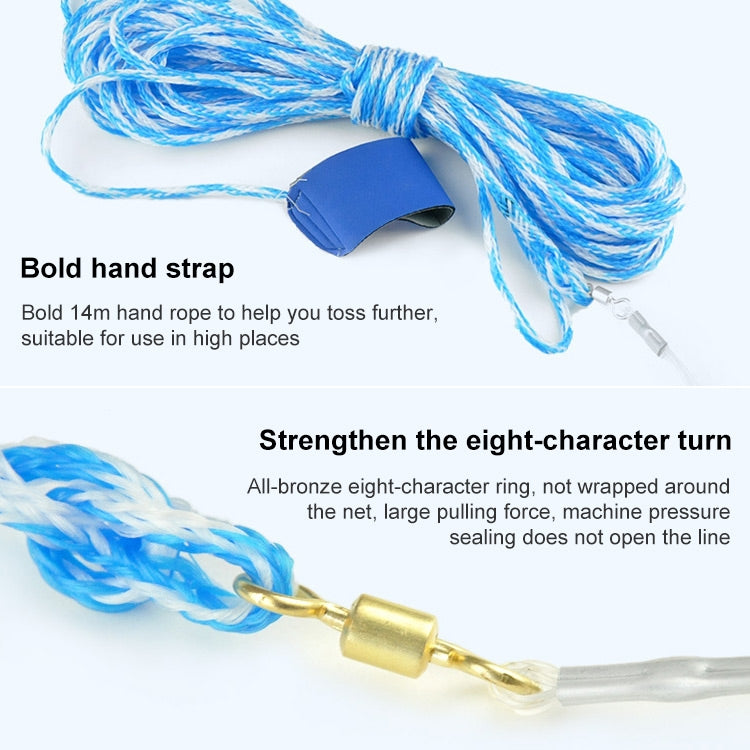 360 Flying Disc Tire Cords Fishing Net, Height: 1.8m, 360 Flying Disc Tire Cords