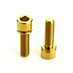 6 PCS Bicycle Accessories Titanium Bottle Cage Screw M5 18mm, 18mm