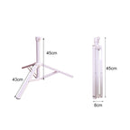 Outdoor Portable Fishing Umbrella Fixed Tripod Cross Folding Base, 45x8cm, 45x8cm