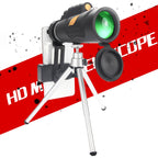 Moge 12x50 Professional HD Monocular Night Vision Telescope With Tripod, Moge 12x50 With Tripod