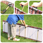 Outdoor Folding Camping Mat Single Bed Portable Aluminium Alloy Sleeping Bed, Size: 180x61x14cm