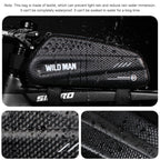 WILD MAN EX Waterproof Front Bag MTB Mobile Phone Sets Bicycle Tube Bag Riding Accessories, EX