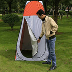 Clothes Changing Bathing Tent with Window, Single, Size: 190x120x120cm, Size: 190x120x120cm