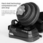 WILD MAN E2 Waterproof Front Bag MTB Mobile Phone Sets Bicycle Tube Bag Riding Accessories, E2 (Black), E2 (Red)