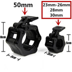 Fast Austrian Bar Chuck Lock Barbell Plastic Buckle, Diameter: 25mm(Black), 25mm