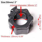 Fast Austrian Bar Chuck Lock Barbell Plastic Buckle, Diameter: 25mm(Black), 25mm