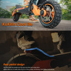 Kukirin G3 10 inch Tires 1200W 52V 18AH Three-speed Folding Electric Offroad Scooter with LED Display, G3