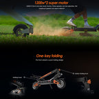 Kukirin G3 Pro 10 inch Tires 2400W 52V 23.4AH Three-speed Folding Electric Offroad Scooter with LED Display, G3 Pro