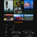 Kukirin G3 Pro 10 inch Tires 2400W 52V 23.4AH Three-speed Folding Electric Offroad Scooter with LED Display, G3 Pro