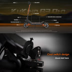 Kukirin G3 Pro 10 inch Tires 2400W 52V 23.4AH Three-speed Folding Electric Offroad Scooter with LED Display, G3 Pro