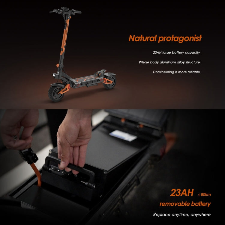 Kukirin G3 Pro 10 inch Tires 2400W 52V 23.4AH Three-speed Folding Electric Offroad Scooter with LED Display, G3 Pro