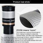 Astronomical Telescope 8-24mm All-metal Continuous Zoom Eyepiece, 8-24mm