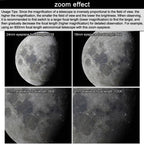 Astronomical Telescope 8-24mm All-metal Continuous Zoom Eyepiece, 8-24mm