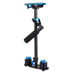 PULUZ 38.5-61cm Carbon Fibre Handheld Stabilizer for DSLR & DV Digital Video & Cameras, Load Range: 0.5-3kg, P60T Black, P60T Blue, P60T Red, RU Stock P60T Black
