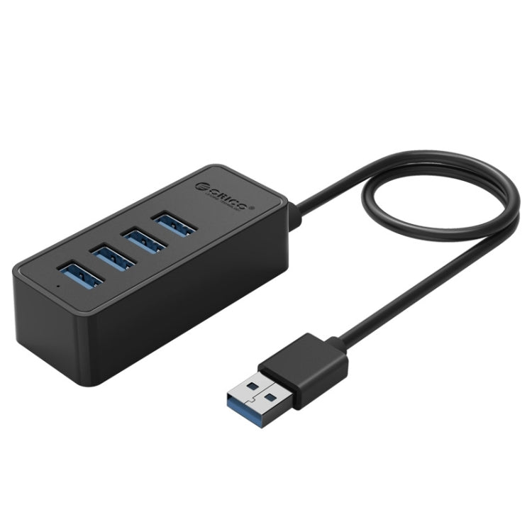 ORICO W5P-U3-30 4-Port USB 3.0 Desktop HUB with 30cm Micro USB Cable Power Supply, W5P-U3-30 Black, W5P-U3-30 White