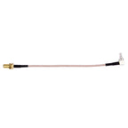 15cm CRC9 Male to SMA Female Cable, CRC9 90° Elbow to SMA (Braided)