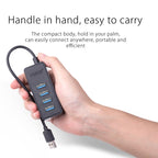 ORICO W5P-U3-100 4-Port USB 3.0 Desktop HUB with 100cm Micro USB Cable Power Supply, W5P-U3-100 Black, W5P-U3-100 White