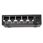 5 Ports 10/100Mbps POE Switch IEEE802.3af Power Over Ethernet Network Switch for IP Camera VoIP Phone AP Devices, 5 Ports Black