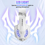KOTION EACH G9000 3.5mm Game Gaming Headphone Headset Earphone Headband with Microphone LED Light for Laptop / Tablet / Mobile Phones,Cable Length: About 2.2m, G9000