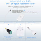 VONETS VAP11G-500S High Power CPE 20dbm Mini WiFi 300Mbps Bridge WiFi Repeater Signal Booster, Outdoor Wireless Point to Point, No Abstacle, VAP11G-500