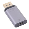 2 in 1 4K 60Hz DP Male to USB-C / Type-C Charging + USB-C / Type-C Female Adapter, DP