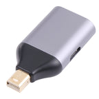 2 in 1 4K 60Hz Mini DP Male to USB-C / Type-C Charging + USB-C / Type-C Female Adapter, Mini DP