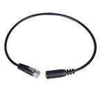 3.5mm Jack to RJ9 PC / Mobile Phones Headset to Office Phone Adapter Convertor Cable, Length: 32cm