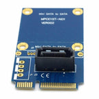 MINI SATA to 7 Pin SATA Mini PCI-E HDD Hard Disk Drive Expansion Adapter Card