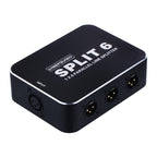 B866 1 XLR Split Horizontal Parallel Distributor, 1 Input and 6 Output