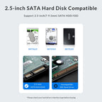 ORICO 2577U3-V1 Grid Texture Design 2.5 inch USB3.0 Micro-B Hard Drive Enclosure Box, 2577U3-V1