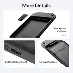 ORICO 2577U3-V1 Grid Texture Design 2.5 inch USB3.0 Micro-B Hard Drive Enclosure Box, 2577U3-V1